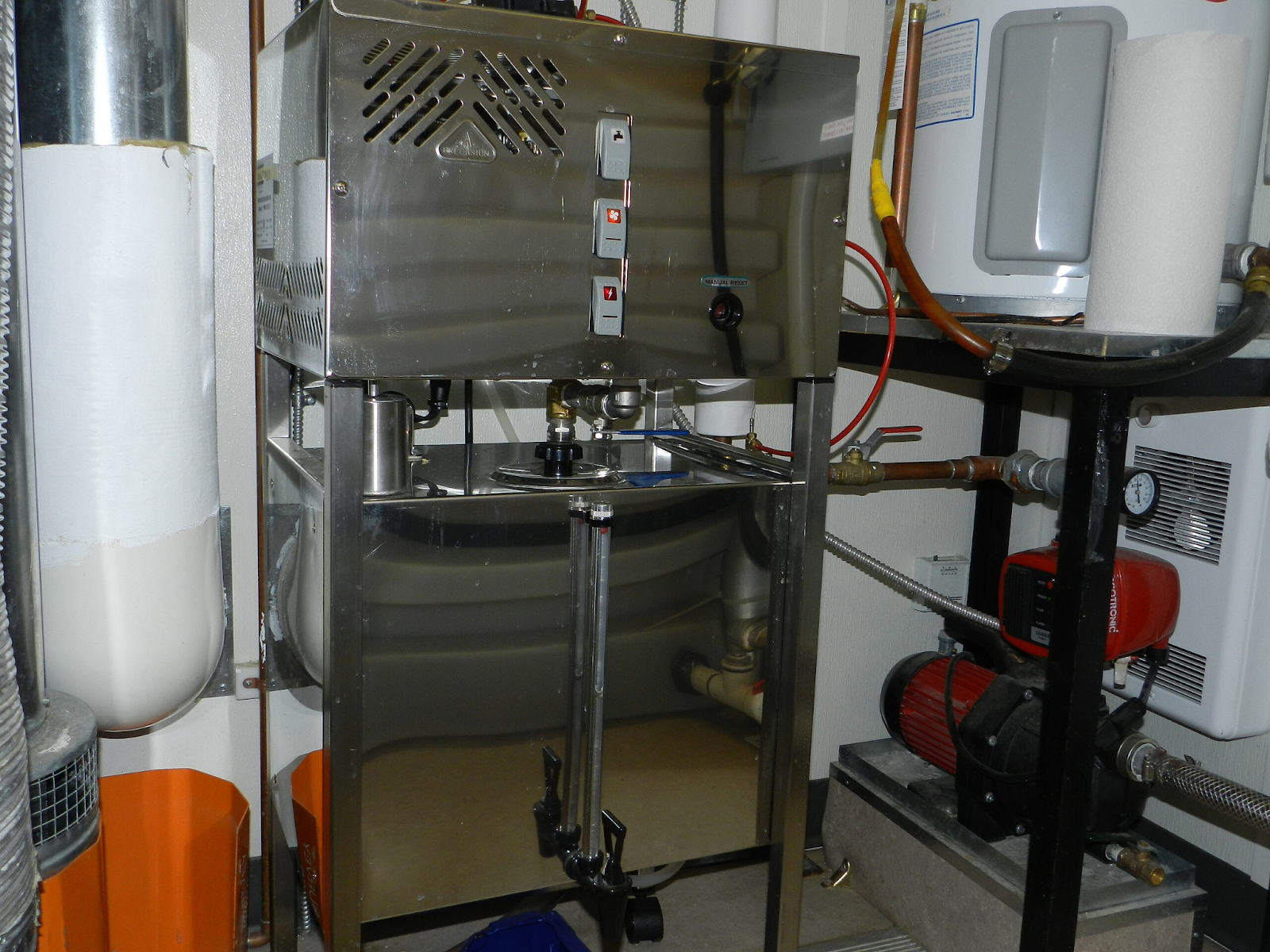 蒸餾水的製作流程示意圖